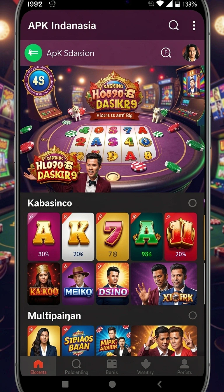 Screenshot tampilan turbo78 Aplikasi Game Online Indonesia Terbaru di bingo4d